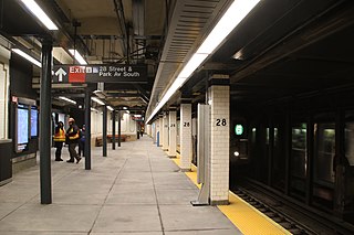 <span class="mw-page-title-main">28th Street station (IRT Lexington Avenue Line)</span> New York City Subway station in Manhattan