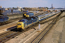 55008 The Green Howards at Peterborough in 1974 55008 , Peterborough.jpg