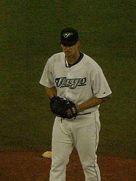 Burnett pitching for the Blue Jays in 2008.