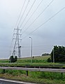 A tangle of power lines - geograph.org.uk - 3524920.jpg