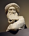 Prophet with turban, plaster