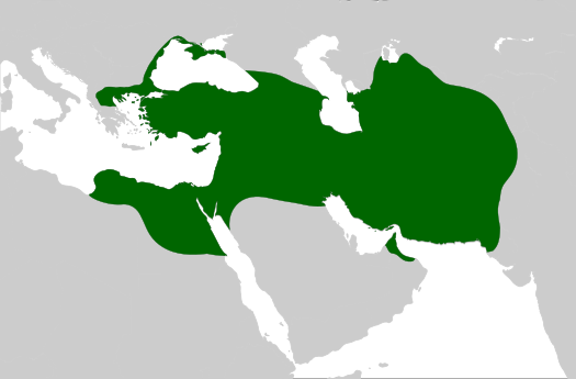 Maximum extent of the Achaemenid Empire under Darius I