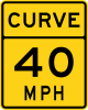 U.S. advisory speed limit