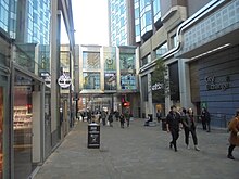 Southern part of Albion Street, looking south, in 2018 Albion Street, Leeds (14th November 2018) 001.jpg