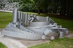 Leonardo Swirl från 1982 i Middelheims skulpturpark i Antwerpen i Belgien