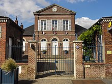 Allonne (60), mairie, rue de la Mairie 2.JPG