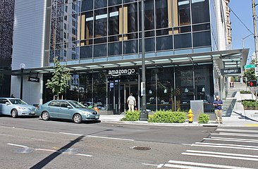 Amazon Go z zewnątrz (Seattle)