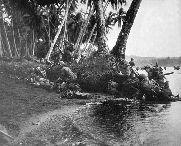 American forces landing on Rendova Island