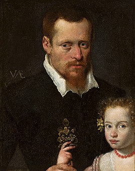 A Man With His Daughter, Sofonisba Anguissola