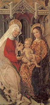 Santa Anna, la Mare de Déu i el Nen, a la catedral de Torí