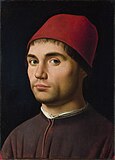 Antonello da Messina, Portrait of a Man, c. 1475–6