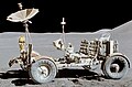 Apollo 15 Lunar Roving Vehicle in its final resting place on the Moon