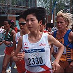 Marathon féminin Ari Ichihashi Jeux Olympiques de Sydney 2000 042812.jpg