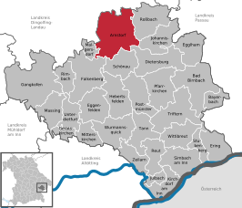 Kaart van Arnstorf