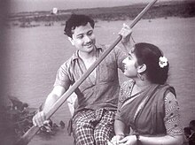 Sumita Devi and Shahid in a scene.