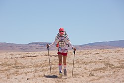 Lubics Szilvia a chilei Atacama-sivatagban (2018)