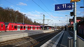 Bahnhof Au (Sieg) nach der Modernisierung (2014)