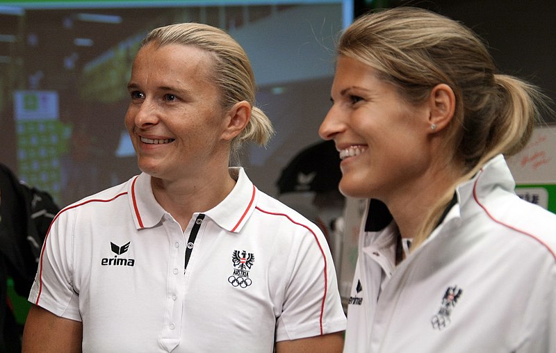 File:Austrian Olympic Team 2012 a Viktoria Schwarz, Yvonne Schuring 02.jpg