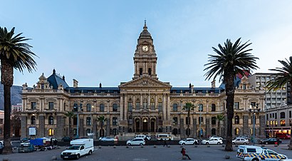 How to get to Cape Town City Hall with public transport- About the place