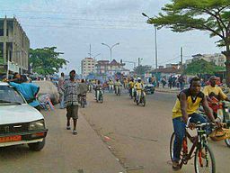 Gadebillede fra Cotonou