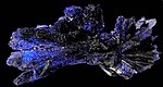 Azurite from Touissit, Morocco