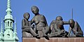 Sculpture at Hamburg stock exchange (Hamburg-Altstadt)