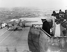 Launching from USS Hornet