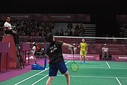 Deutsch: Badminton bei den Olympischen Jugendspielen 2018; Tag 4, 10. Oktober 2018; Viertelfinale Mädchen: Vu Thi Anh Thu (Vietnam) - Goh Jin Wei (Malaysia) 12-21, 9-21 26′ English: Badminton at the 2018 Summer Youth Olympics at 10 October 2018 – Girls Quarterfinal: Vu Thi Anh Thu (Vietnam) vs Goh Jin Wei (Malaysia) 12-21, 9-21 26′