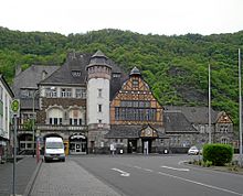 Cochem Railway Station is of importance to architectural history Bahnhof Cochem.jpg