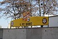 English: Banner of 1. FC Brno on Srbská stadion. Čeština: Plakát 1. FC Brna na stadionu Srbská.