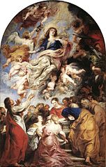 L'Assomption de la Vierge, par Pierre Paul Rubens.