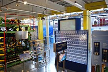 One of the halls in the museum on beer making BeerHallToluca2.JPG