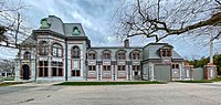 Thumbnail for File:Belcourt Castle, Ledge Road side, Newport, Rhode Island.jpg