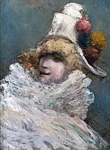 Sarah Bernhardt: Selbstporträt, 1910 (Quelle: Wikimedia)