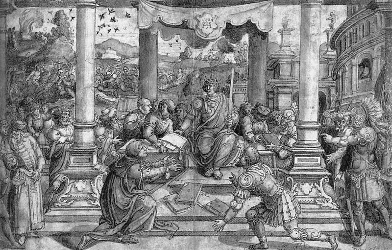 Bernard van Orley, Romulus Gives Laws to the Roman People – WGA16696