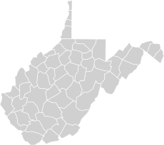 Пустые подразделения карты 2019 Albers West Virginia.svg 