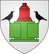 Escudo de armas de la ciudad en Clochemerle-en-Beaujolais.svg