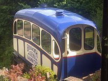 Bridgnorth Cliff Railway descending carriage.jpg