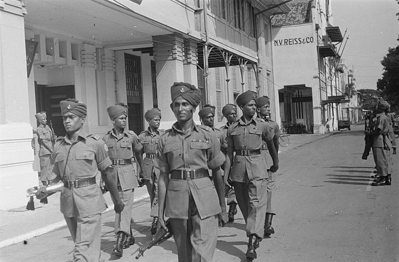 File:Brits-Indiërs van het 6th Battalion the Mahratta Light Infantry, Bestanddeelnr 100A-1-4.jpg