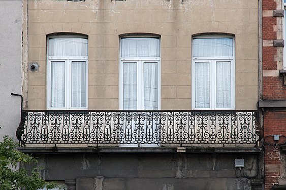 A balcony in Brussels