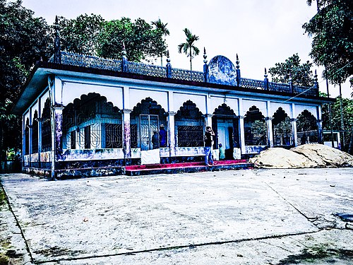 Uttar Budhrail Jame Mosjid on an evening