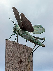 Grasshopper memorial Buenavista del Norte Tenerife