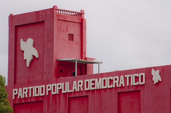 Building housing Partido Popular Democratico in Puerta de Tierra, San Juan