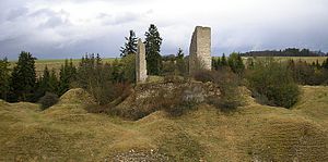 View of the main castle from the south