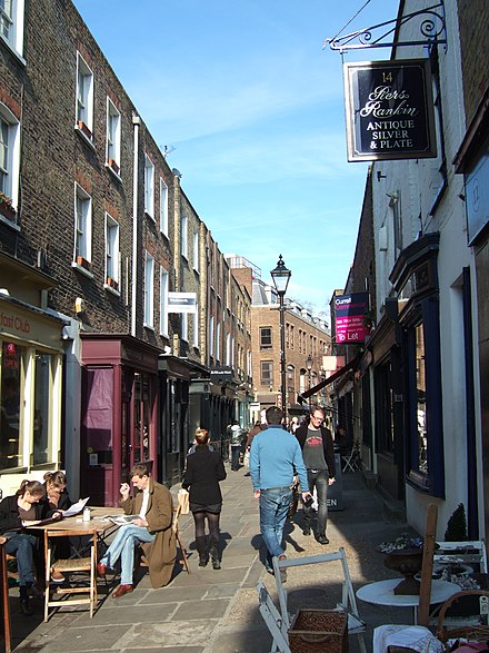 Camden Passage - one of the leading antique centres in London