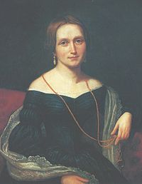 Camilla Collett Johan Gørbitzin maalaamana 1839