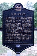 Camp Nelson Camp Nelson Confederate Cemetery Plaque with Description.JPG