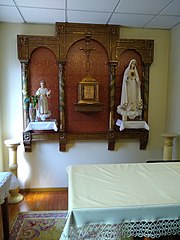Chapel where Sister Lúcia's room was
