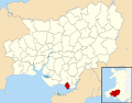 Carmarthenshire UK community map (Llanelli Town).svg