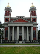 The Cathedral Basilica of the Immaculate Conception, seat of the Archdiocese of Mobile Cathedral-Basilica of the Immaculate Conception in Mobile.jpg